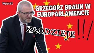 Braun krzyczał w europarlamencie podczas głosowania przeciw Rosji