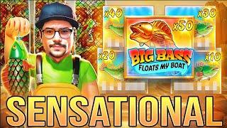 *NEW* BIG BASS FLOATS MY BOAT was BROKEN (SENSATIONAL 1,000x WIN )