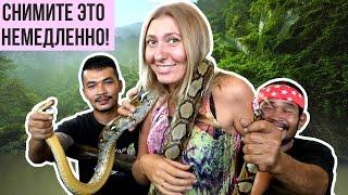 ШОУ ЗМЕЙ В ПАТТАЙЕ - НА МЕНЯ БРОСИЛИ ЗМЕЮ, МИНИ ИНФАРКТ, Тайланд 