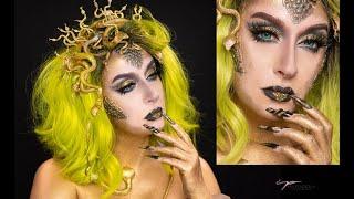 Medusa Halloween DIY makeup tutorial