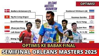 JOS! JADWAL SEMIFINAL ORLEANS MASTERS 2025 HARI INI #orleansmasters2025