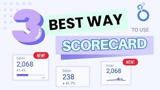 Unlock  Looker Studio Scorecard Potential Visualise Key Metrics in 3 EASY way (Google Data Studio)