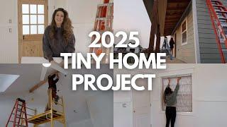 Our Tiny Farmhouse is Coming to Life with DIY Shiplap Ceiling!