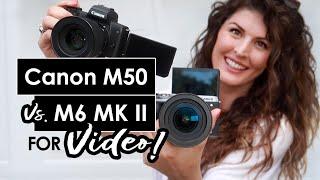 Canon M50 vs Canon M6 Mark II - VLOGGING CAMERA Comparison