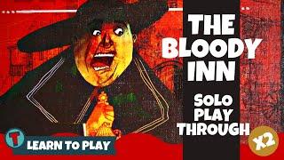 The Bloody Inn Board Game | Halloween Solo Playthrough | How to Play