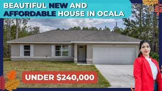 Beautiful NEW and AFFORDABLE House In Ocala for UNDER $240,000!! NO HOA - NO CDD