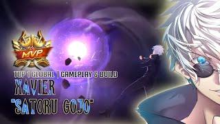 SATORU GOJO !!! | Top 1 Global Xavier Gameplay & Build | Mobile Legends Bang Bang | MLBB