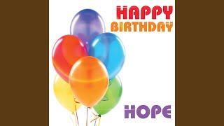 Happy Birthday Hope