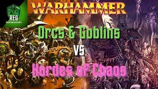 Warhammer Fantasy 6th Edition Battle Report | Orcs & Goblins vs Hordes of Chaos