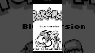 Playing Pokémon Blue Version on Retro Boy