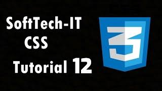 SoftTech-IT CSS Tutorial 12