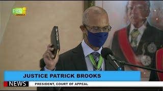 Justice Patrick Brooks Sworn In As President Of The Court Of Appeal