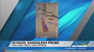 Culprits in Mallard Creek HS vandalism acts sought