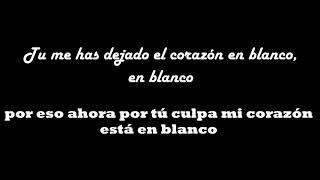 Corazón en blanco - Roberto Lugo (letra)