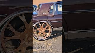 Chocolate Brown Chevrolet Box Chevy on Copper Gold 28s