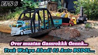 Truk Wahyu abadi 2 buat nambang pasir  || versi miniatur truk ||