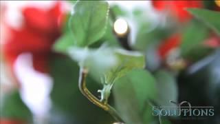 Hanging Lighted Flower Basket  |  Solutions.com