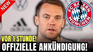 Ende einer ÄRA: MANUEL NEUER verkündet KARRIEREENDE | aktuelle nachrichten bayern münchen