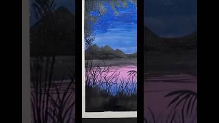 Water coloring 2 ️ #art #painting #watercolor #nature #artist #shortsfeed #shorts #shortsvideo