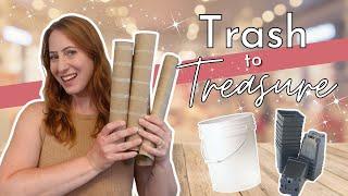 10 Unique high end home decor ideas using trash // Trash to Treasure DIY