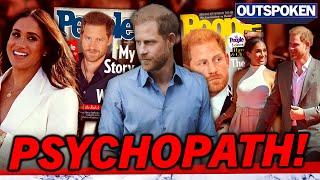 “Meghan Markle is a psychopath!” Outrage as Prince Harry exposes himself as People Magazine source