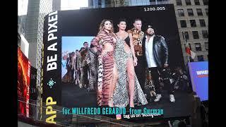 WILLFREDO GERARDO Alexander Gurman times square billboard publication campaign art hearts fashion