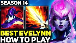 RANK 1 BEST EVELYNN - LEARN HOW TO PLAY EVELYNN LIKE A PRO! | PATCH 14.17 League of Legends