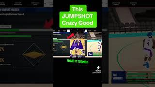 Best Jumpshot in NBA 2k24 | Biggest Green Window in the Game #nba2k24 #2k24 #shorts