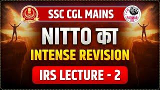 NITTO FOR SSC CGL/CHSL  TIER -2 | INTENSE  REVISION LECTURE - 2 | PARMAR SSC|