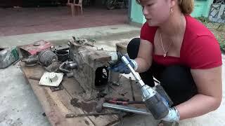 Mechanical Girl’s Complete Diesel Engine Restoration – Blacksmith Girl's Repair Skills