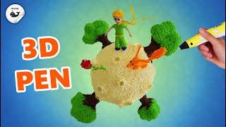 3D pen | The Little Prince (Antoine de Saint-Exupery)| How to make The Little Prince with a 3D pen.