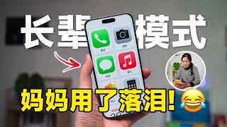 秒变老人机！给家人长辈的手机使用指南，iPhone辅助访问 | 科技小代