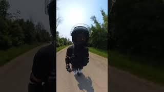 #inmotionV13   #grizzlapads emergency stop at 50km/h  #euc #electric #toronto #pevcommunity #pev