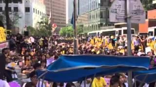 Weekly protest held in front of the Japanese Embassy in Seoul