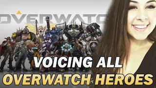 VOICE IMPRESSIONS OF ALL OVERWATCH HEROES!