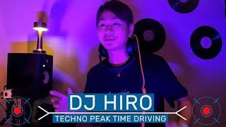 Techno Peak Time Driving Live Set by DJ HIRO | CYBERDECK