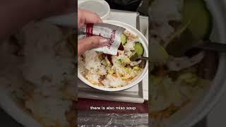What I ate on my flight to South Korea #southkorea #shortsyoutube #seoul  #travel  #korea