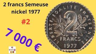 2 francs Semeuse, nickel 1977