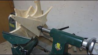 Woodturning scrap wood bowl | Schale aus Restholz drechseln