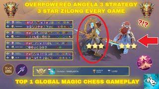 UNBEATABLE TOP GLOBAL ANGELA 3 STRATEGY - MAGIC CHESS BEST SYNERGY - Mobile Legends Bang Bang