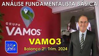 VAMO3 - VAMOS S/A . ANÁLISE FUNDAMENTALISTA BÁSICA. PROF. SILAS DEGRAF