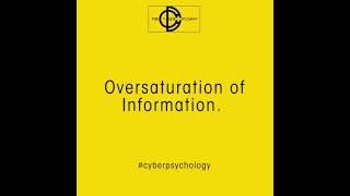 Infobesity #cyberpsychology #socialmedia #podcast #socialmediaplatforms #psychologyfacts