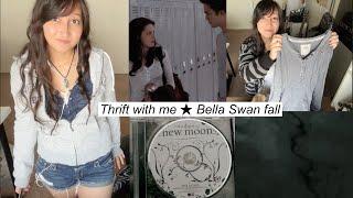 thrift with me + try on haul  fall wardrobe twilight bella swan y2k 2000s 2010s