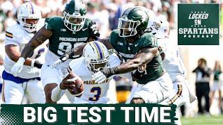 MSU football run defense can show how strong it is; What % chance does MSU have to win each game?