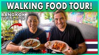 Street Food Exploration with @grifsfoodandtravel at Saphan Khwai | Bangkok Food Adventure!