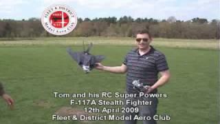 RC Super Powers F-117A crash