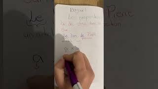 cours de français : Les prépositions en français, live 46