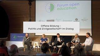 Forum Open:Education | Offene Bildung - Politik und Zivilgesellschaft im Dialog