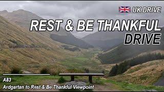 Rest and Be Thankful Drive - Viewpoint - Ardgartan Scotland - A83