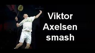 VIKTOR AXELSEN SMASH COMPILATION + 1 Trick Shot - European Championship 2016